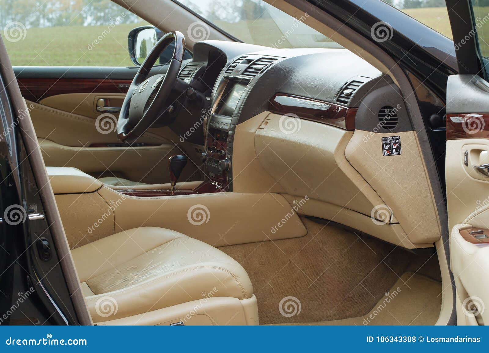 Lexus Ls460 2008 Interior Editorial Stock Photo Image Of