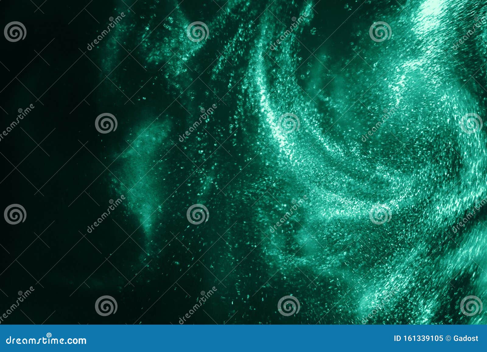Mint Glitter Shimmering Magic Bokeh Background Stock Image Image