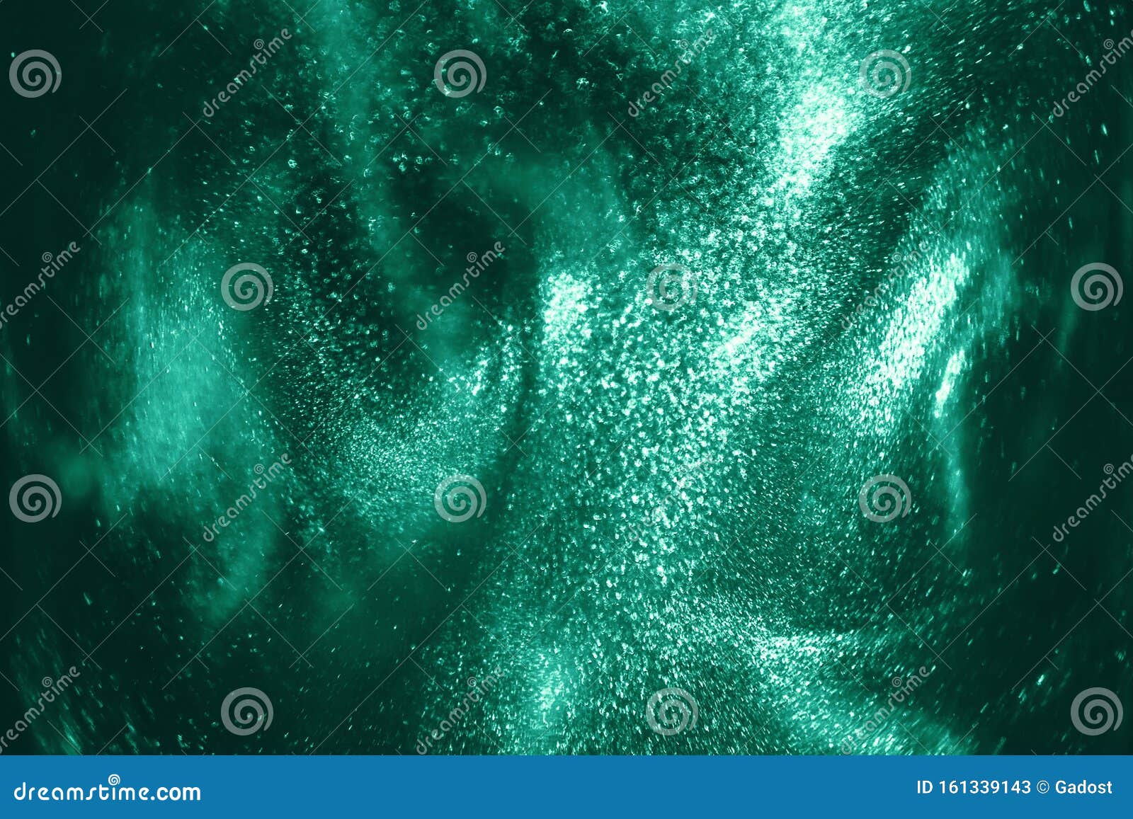 Mint Green Galaxy Background