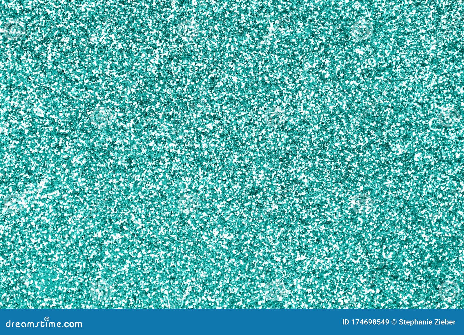 Teal Turquoise Aqua Mint Green Glitter Background Texture Stock Image