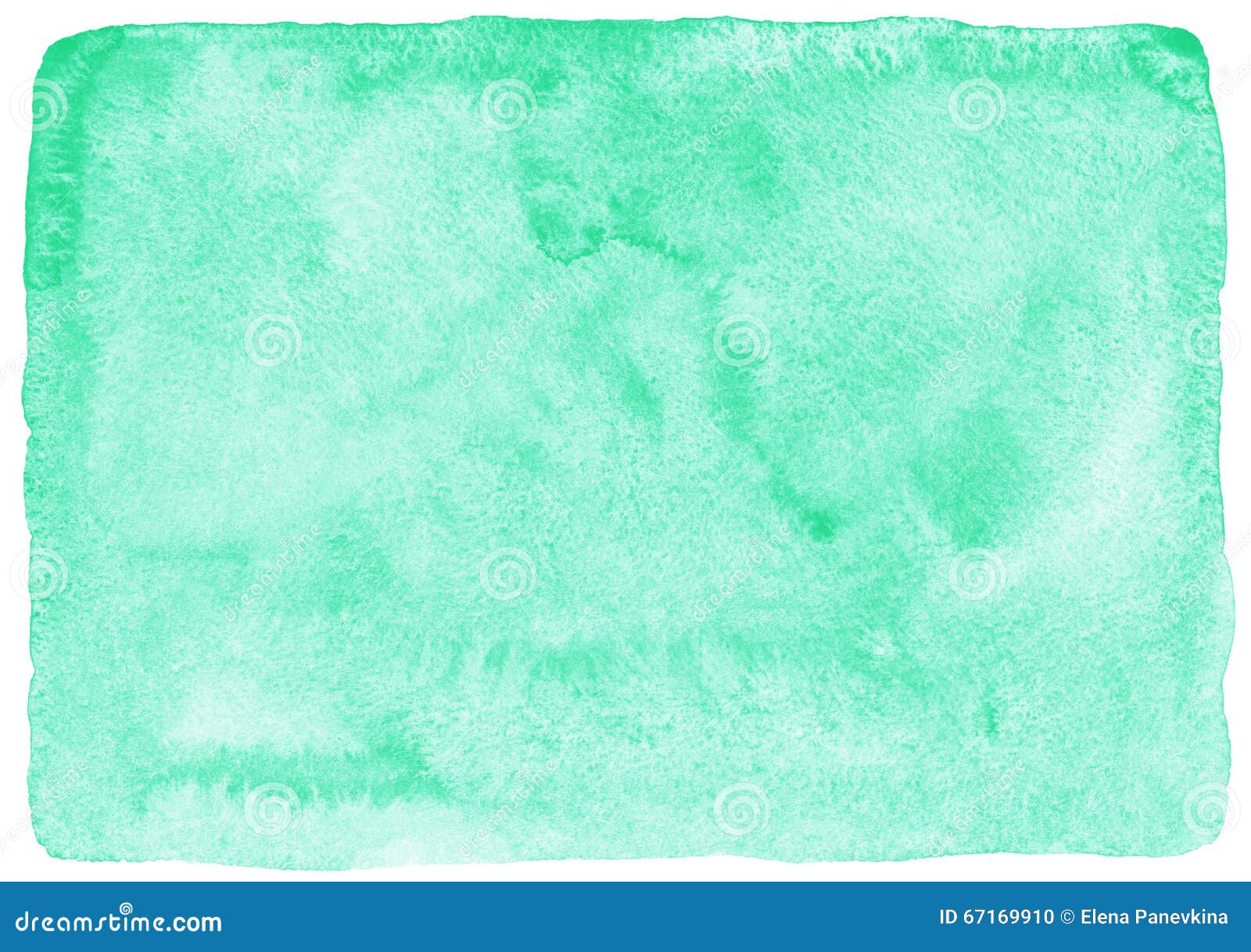 mint green watercolor background with uneven edges