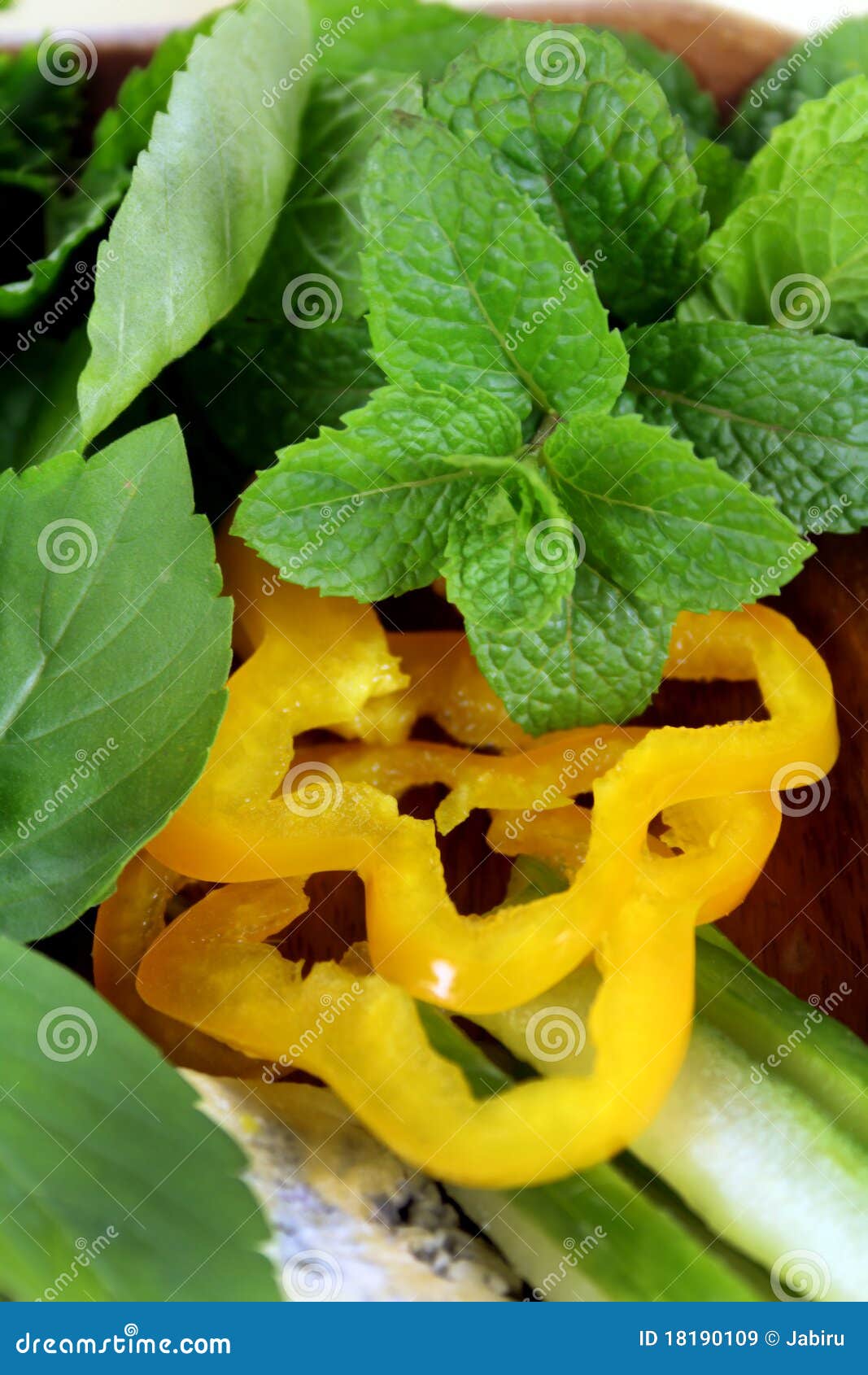 Mint and Peppers stock image. Image of flavor, flavorsome 18190109