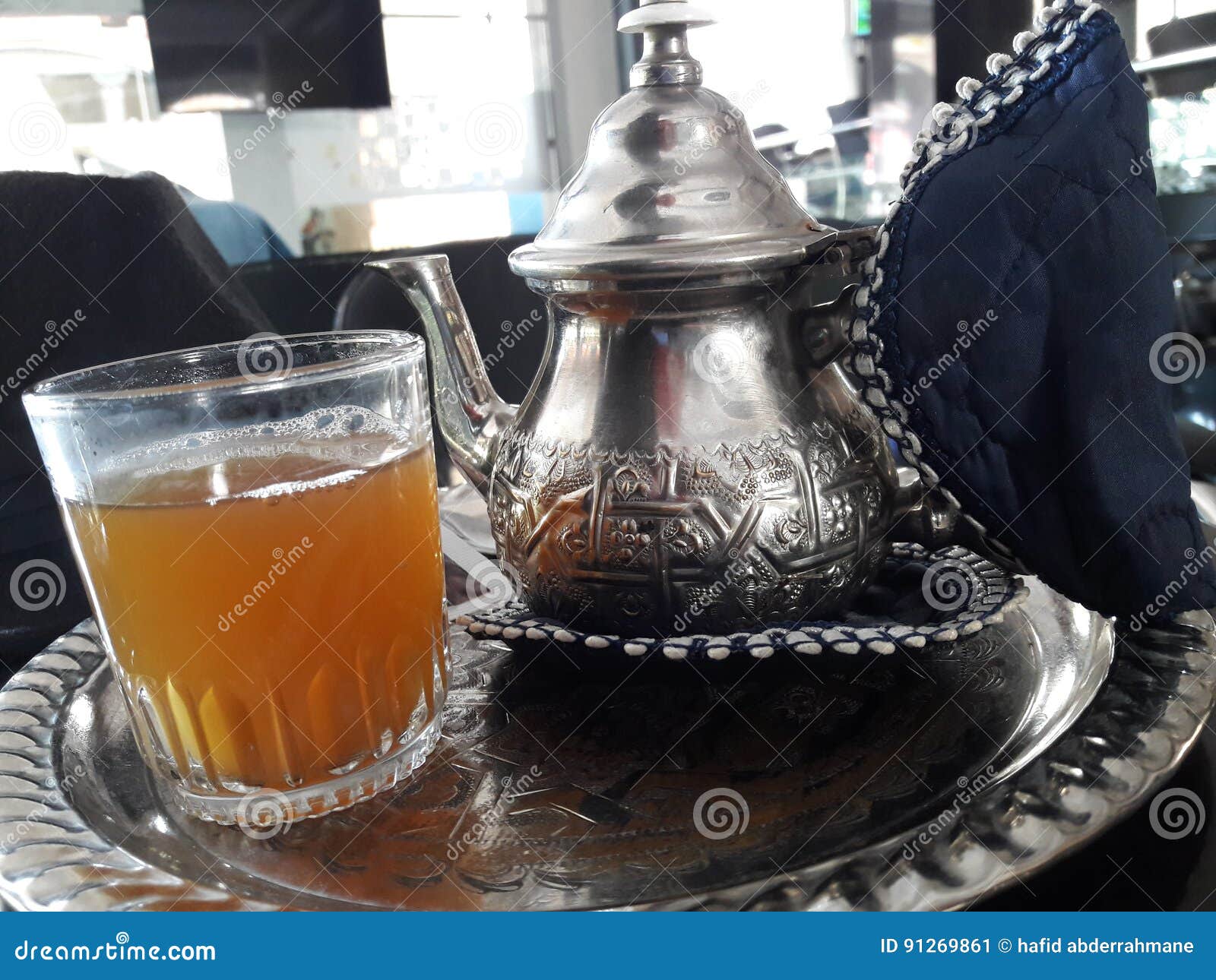 Mint tea stock image. Image of tangier, medina, mint 91269861