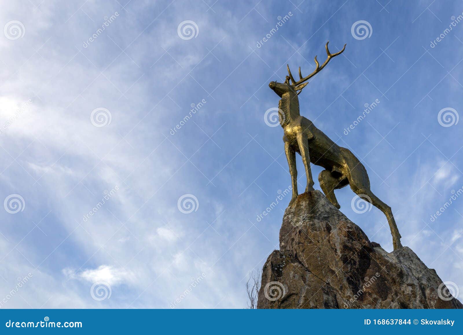 miraculous deer statue in matraballa