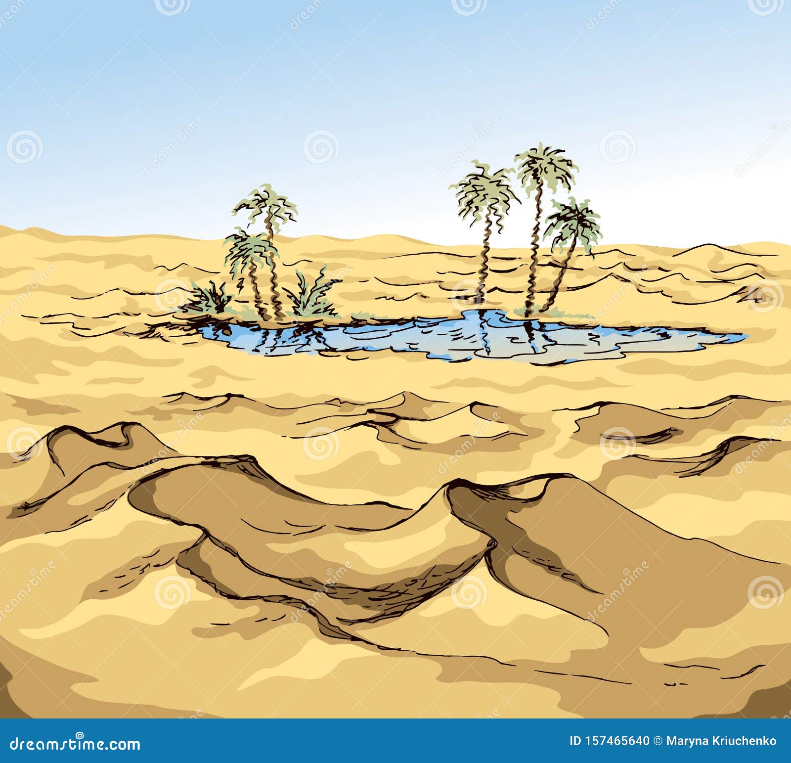 Mirage Dans Le Da C Sert Dessin Vectoriel Illustration De Vecteur Illustration Du Arabie Main Mirage Dans Le Da C Sert Dessin Vectoriel Illustration De Vecteur Illustration Du Arabie Main