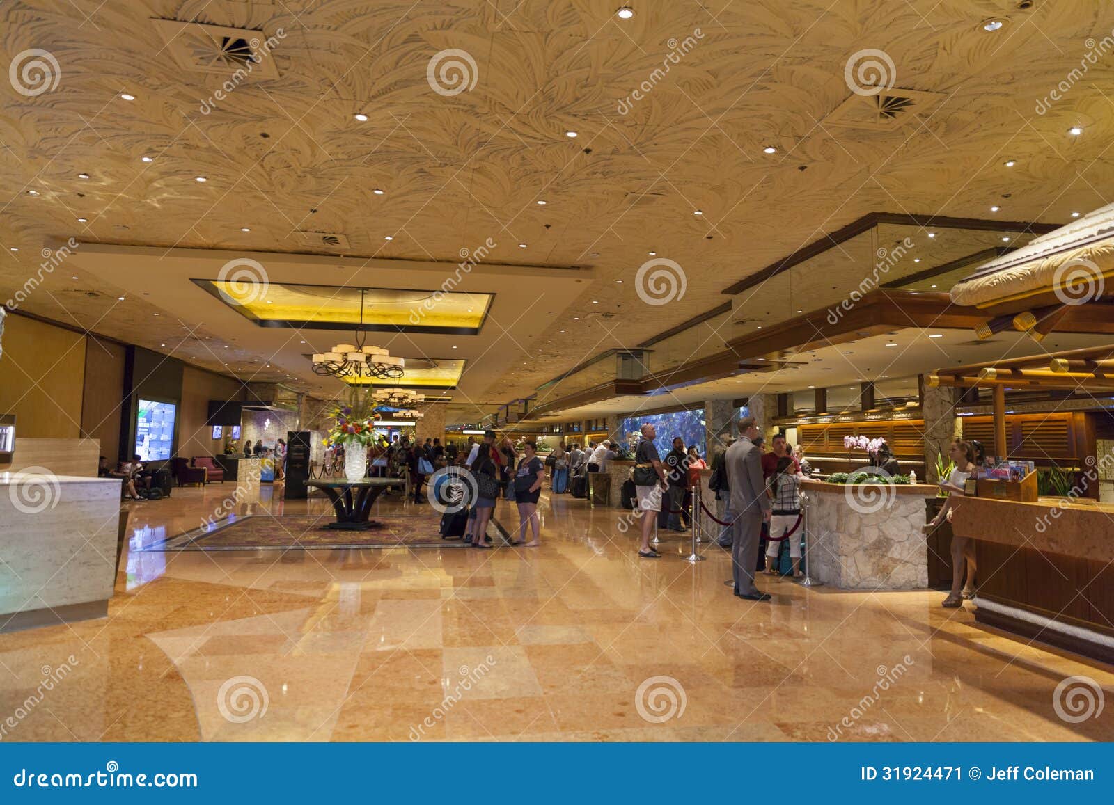 Mirage Hotel Front Desk In Las Vegas Nv On June 26 2013