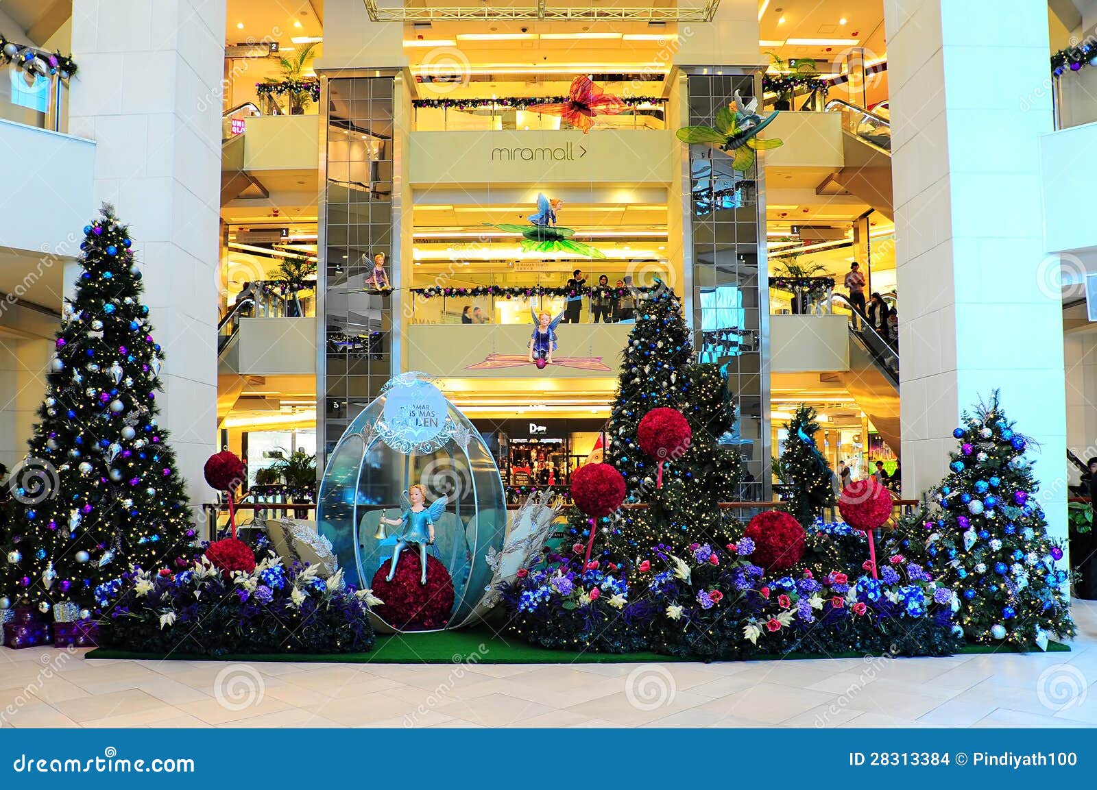 Miramall Christmas  Decor  Hong  Kong  Editorial Stock Image 