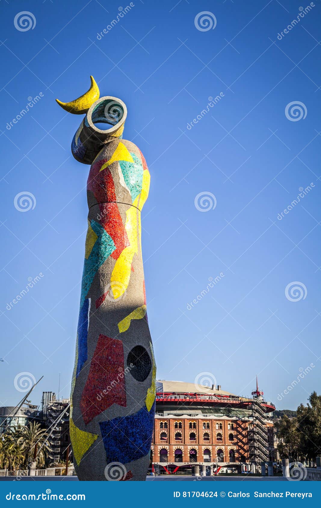 Miro Sculpture in Miro Park Editorial Stock Image - Image of place ...