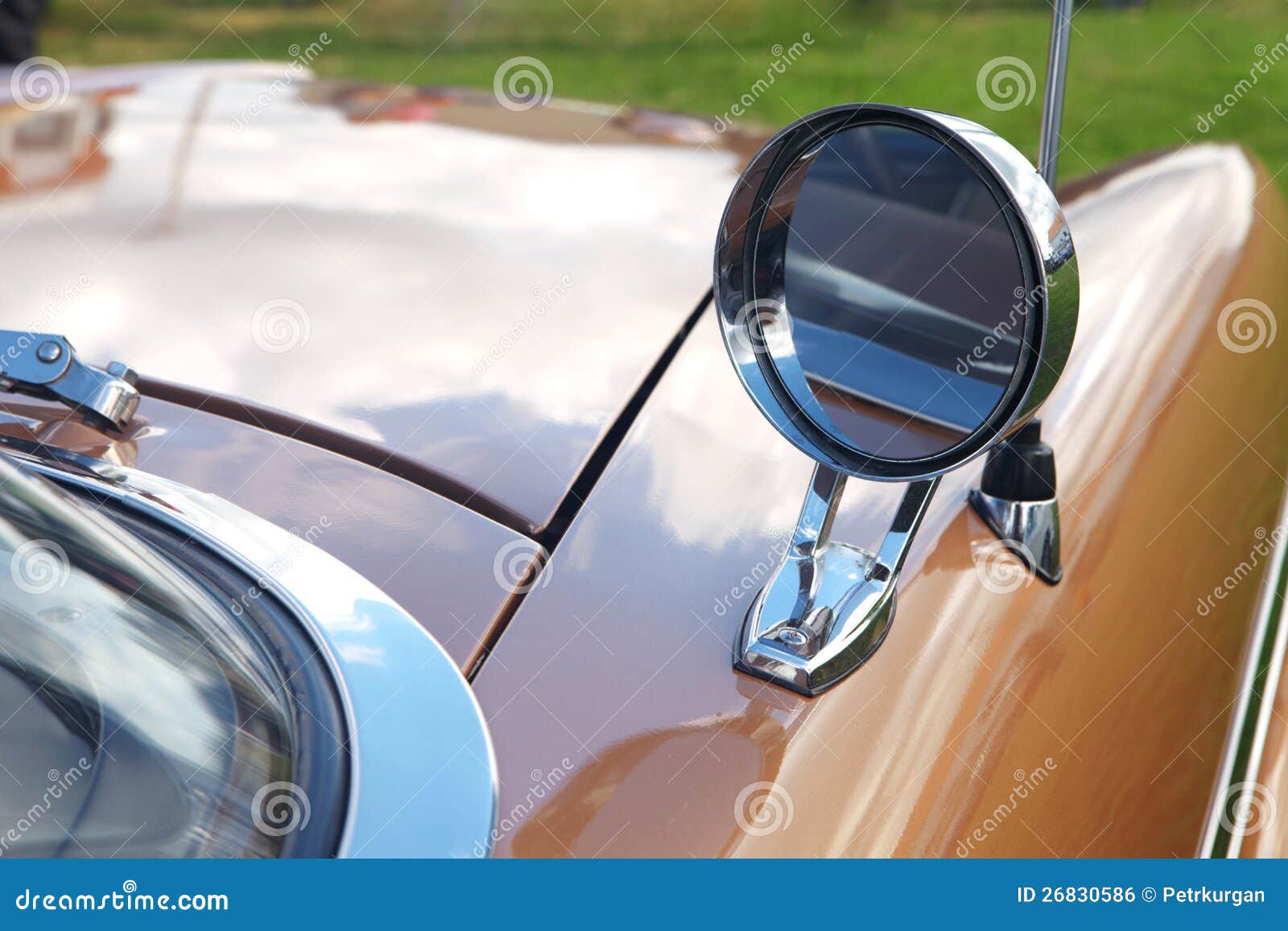 Miroir Rétroviseur De Rétro Véhicule Photo stock - Image du visage,  automobile: 26830586