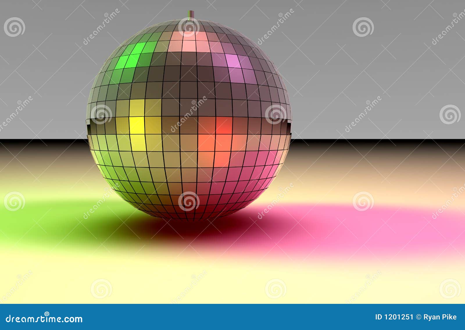 Mirror ball stock illustration. Illustration of colour 1201251