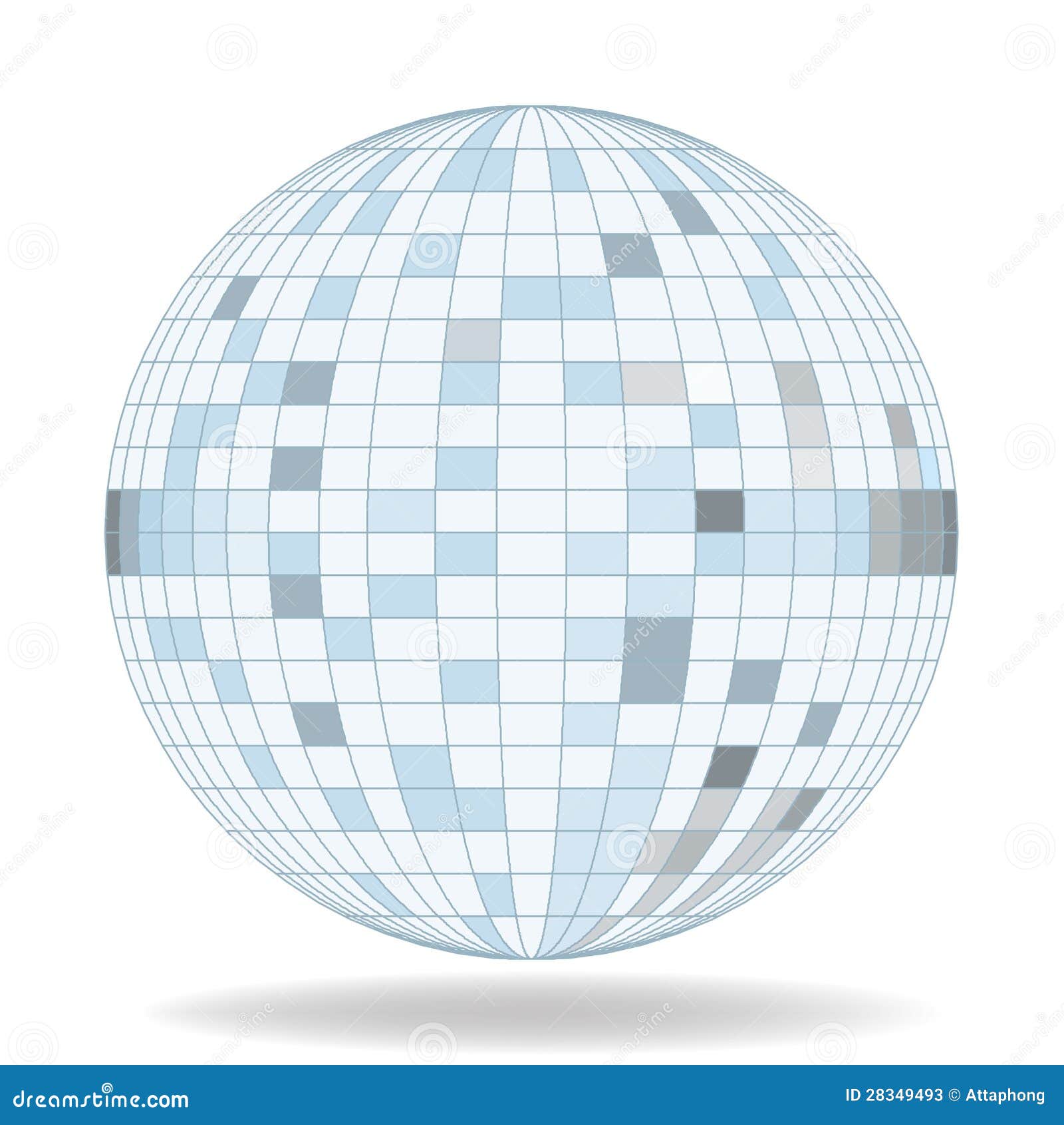 Mirror ball vector stock vector. Illustration of glitter 28349493