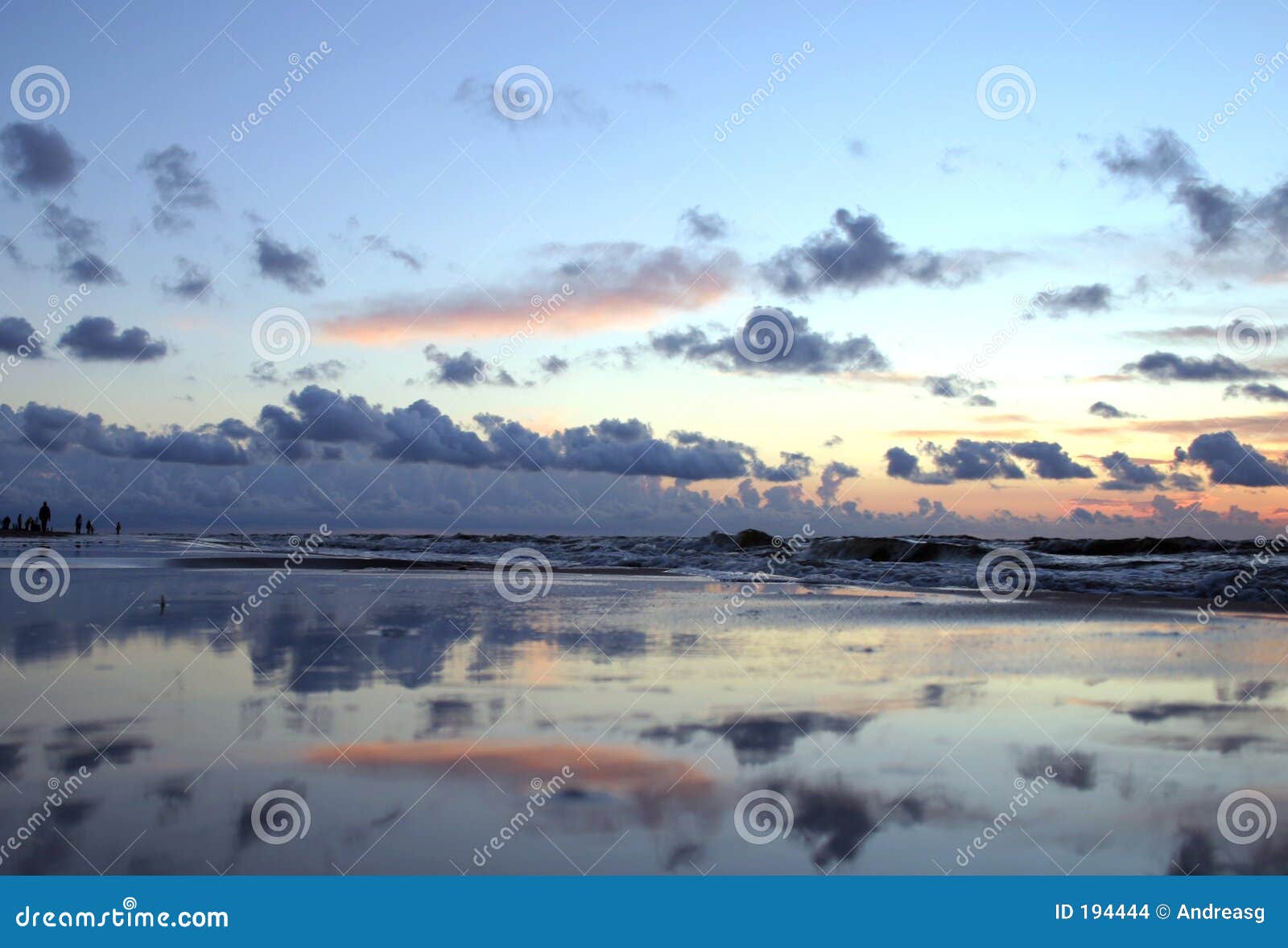 Mirror beach stock photo. Image of reflected, symmetric 194444