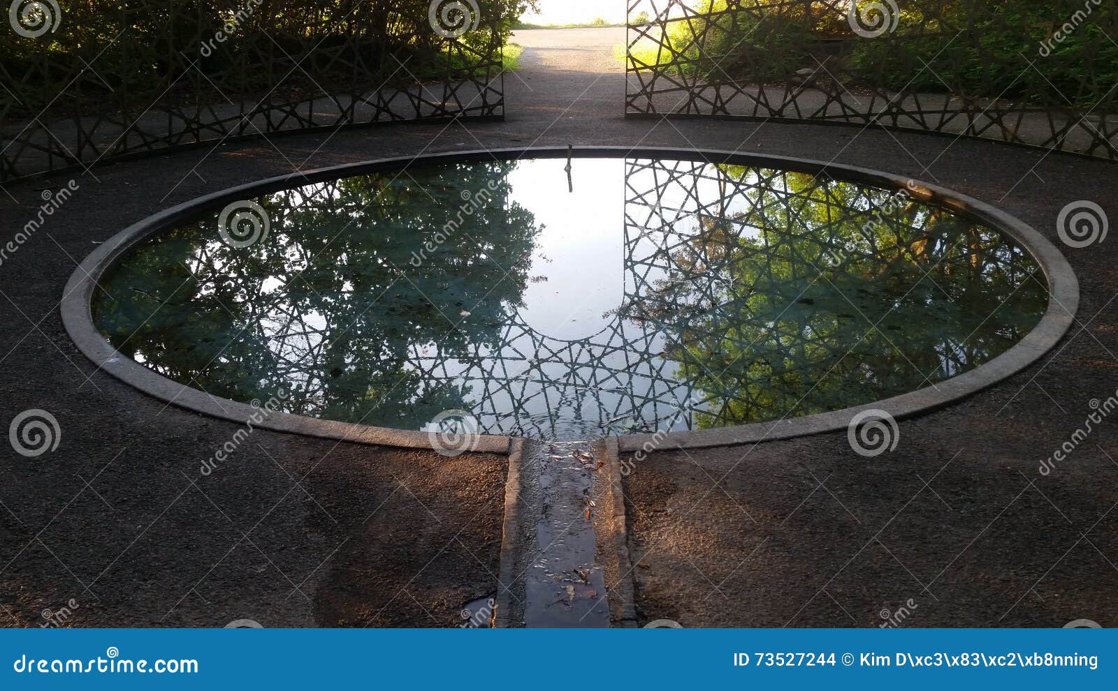 Mirror pond stock photo. Image of mirror, water, pond 73527244