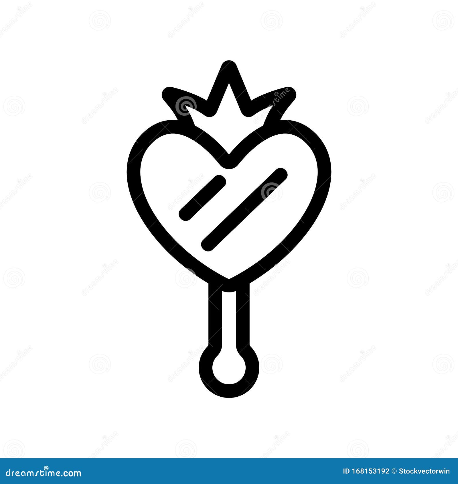 Download Mirror Princess Icon Vector. Isolated Contour Symbol ...