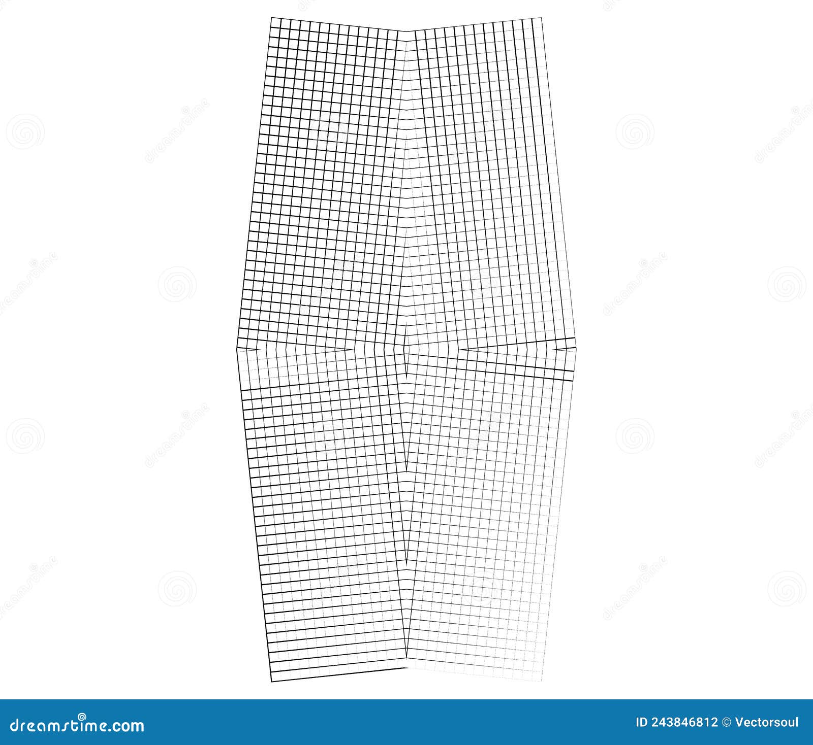 mirrored, tweaked irregular grid, mesh, grating and lattice geometric  , pattern, texture