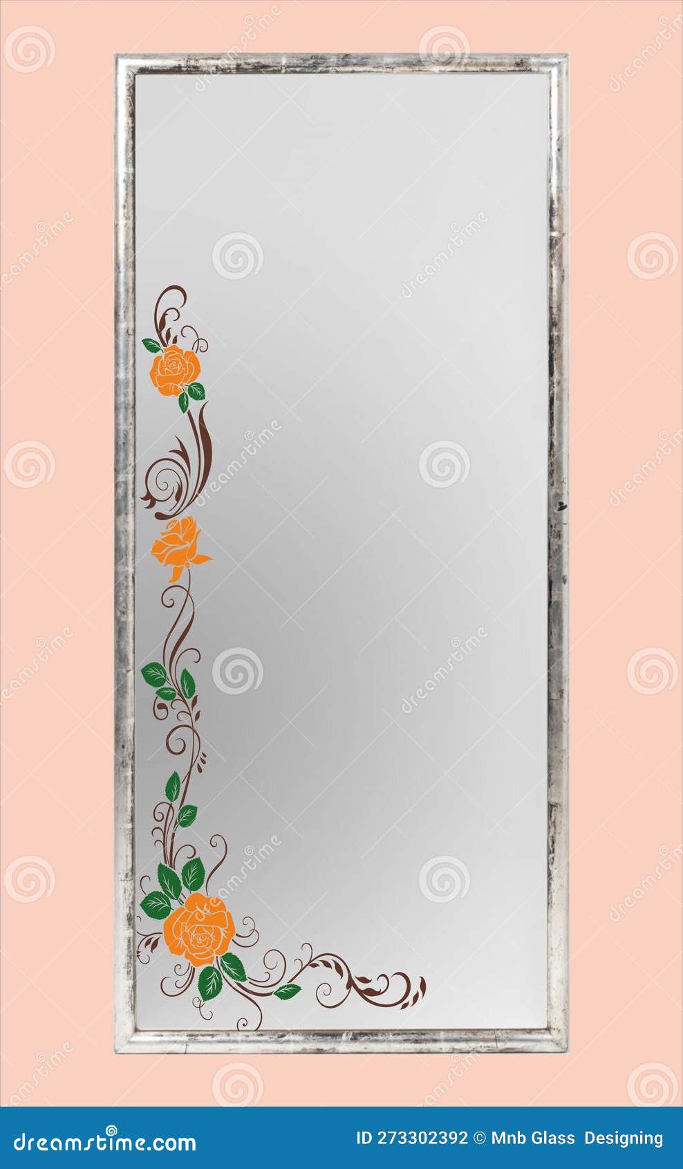 Mirrors Glass Border Design Vector CDR Stock Vector - Illustration ...