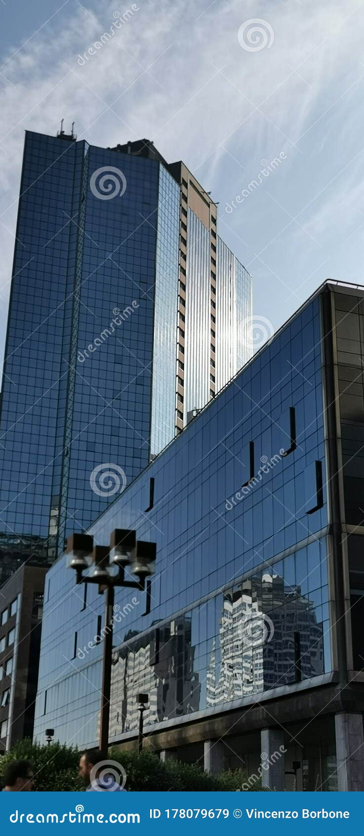 Mirrors Skyscrapers of Naples Editorial Stock Image Image of