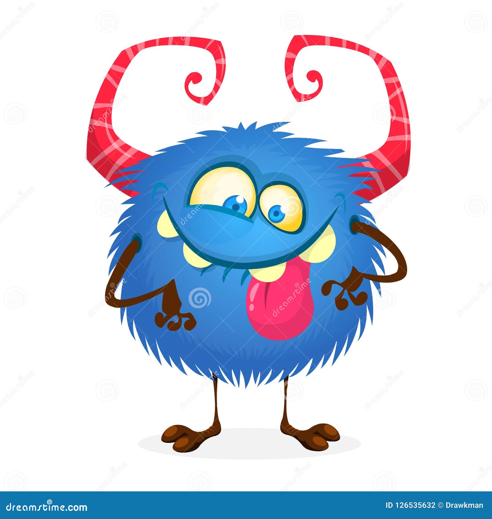 Mischievous Cartoon Monster Character Showing Tongue. Stock Vector - Illustration of cute, goblin: 126535632 Mischievous Cartoon Monster Character Showing Tongue. Stock Vector - Illustration of cute, goblin: 126535632
