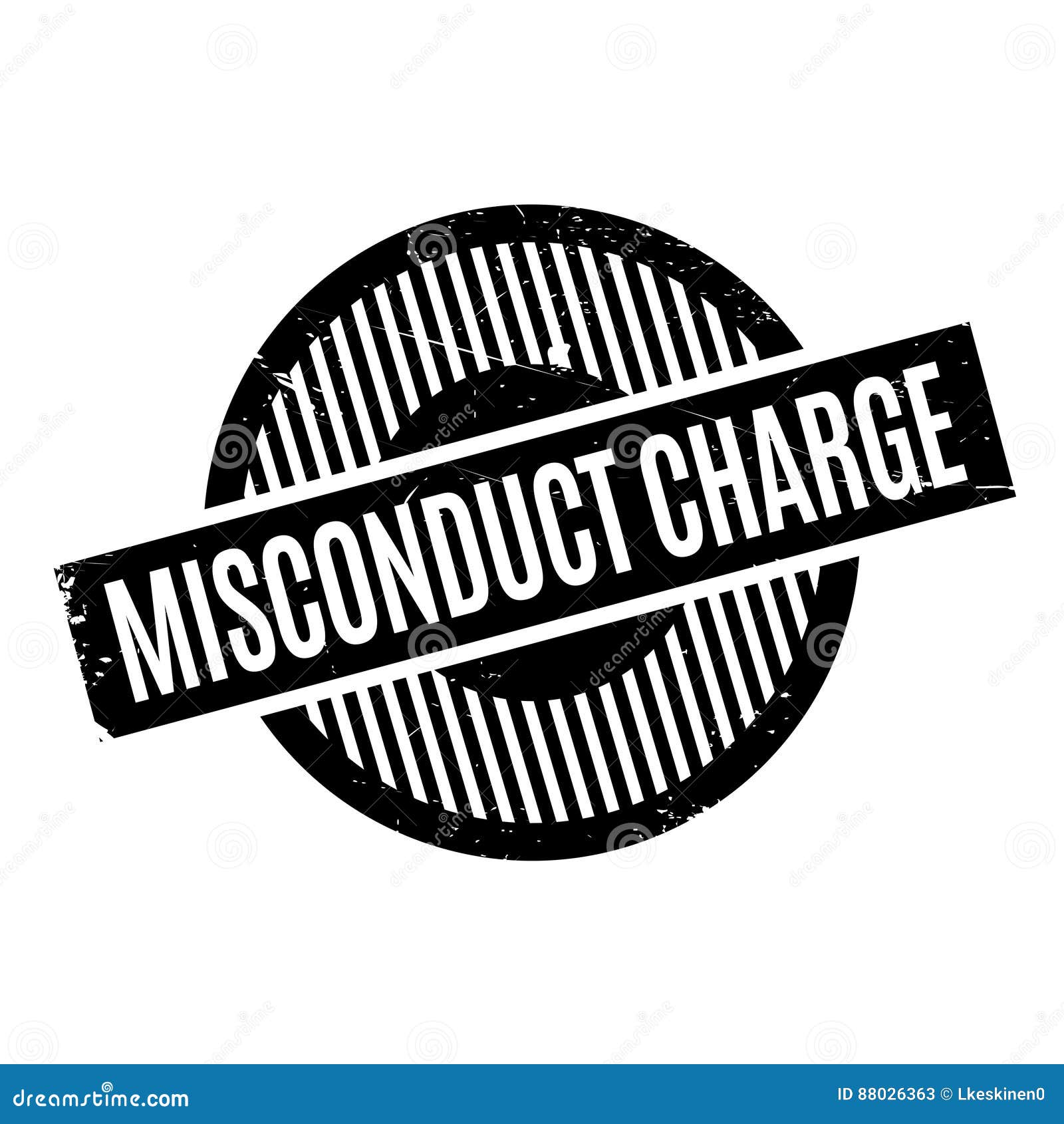 misconduct charge rubber stamp