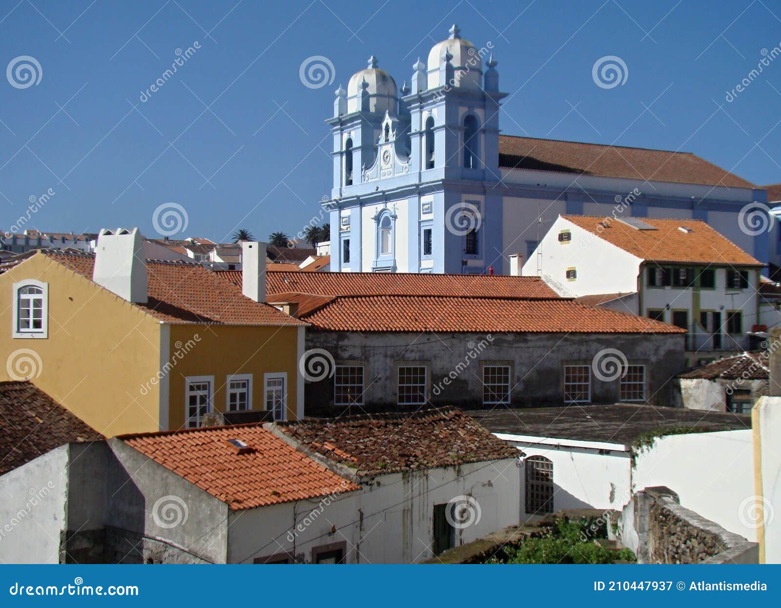 misericordia church in angra do heroismo, acores - portugal