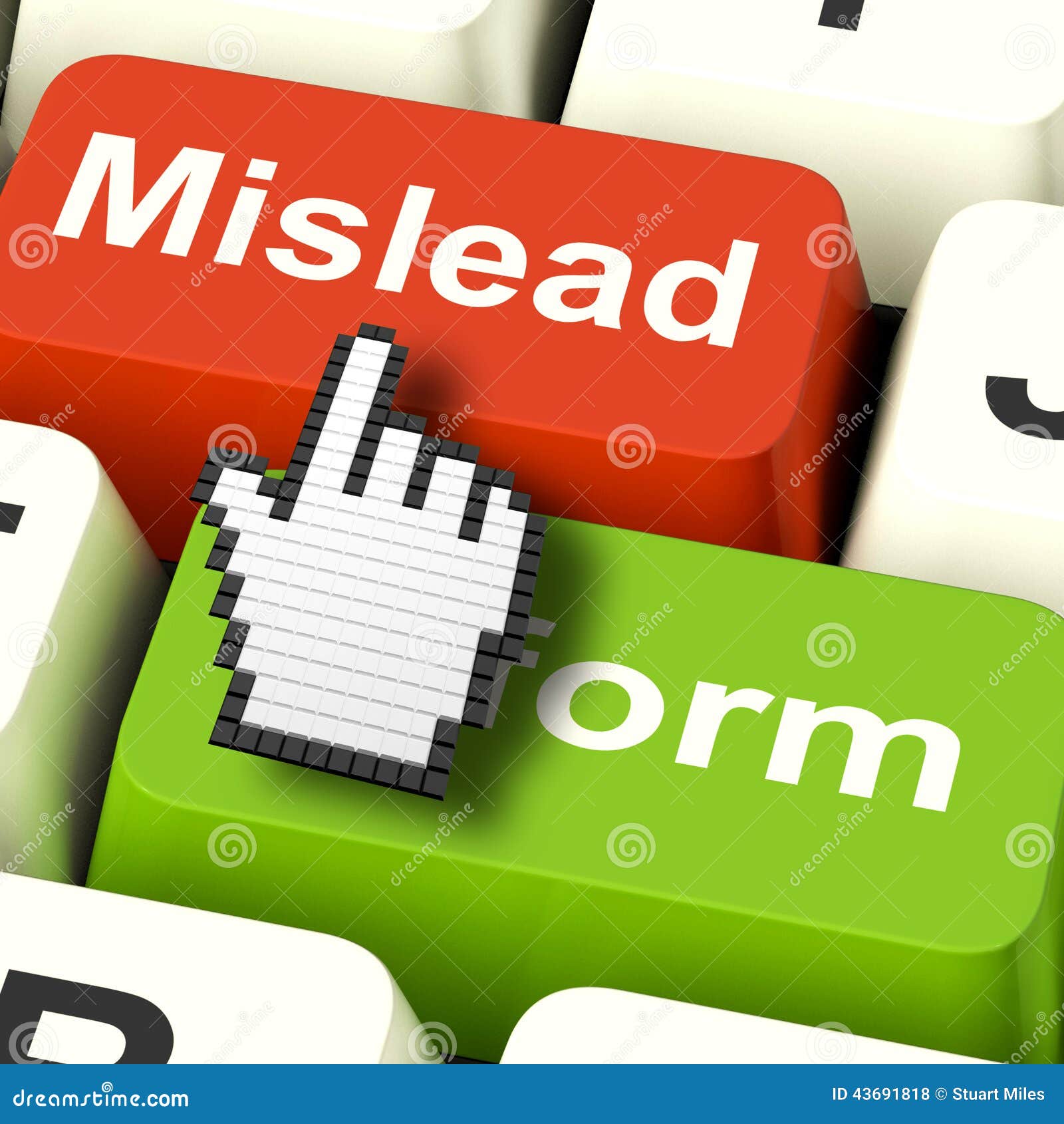 mislead inform computer shows misleading or informative advice