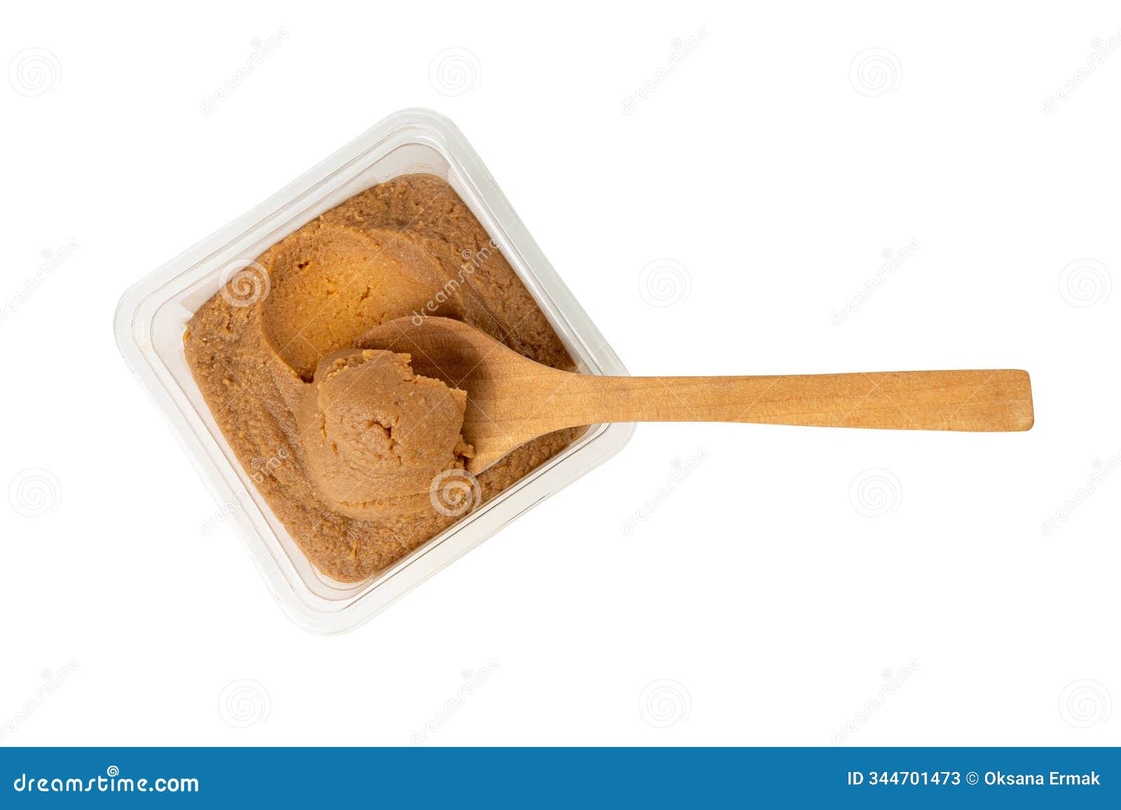 miso paste . japanese shiro miso seasoning sauce, fermented soybean spread, brown soy cream