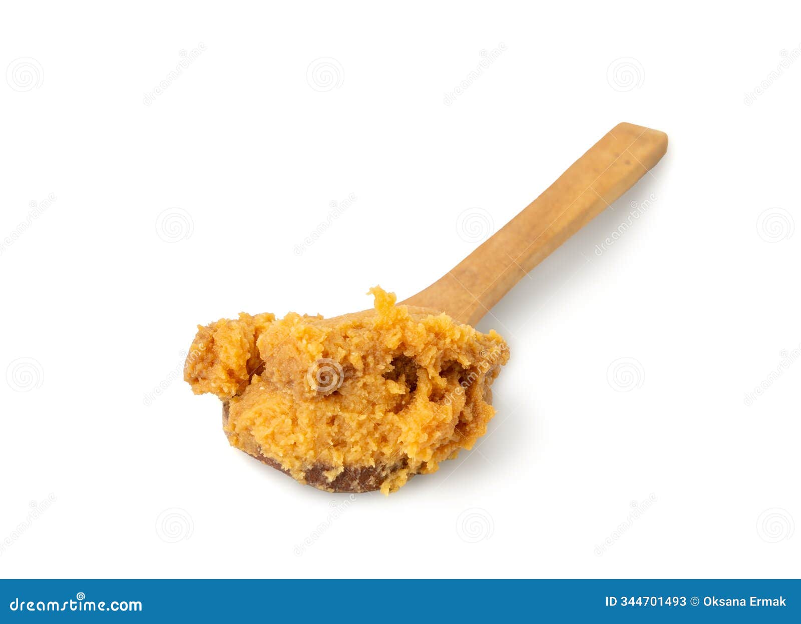 miso paste . japanese shiro miso seasoning sauce, fermented soybean spread, brown soy cream