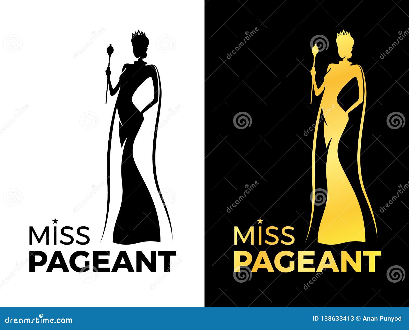 Beauty Pageant Crown Logo