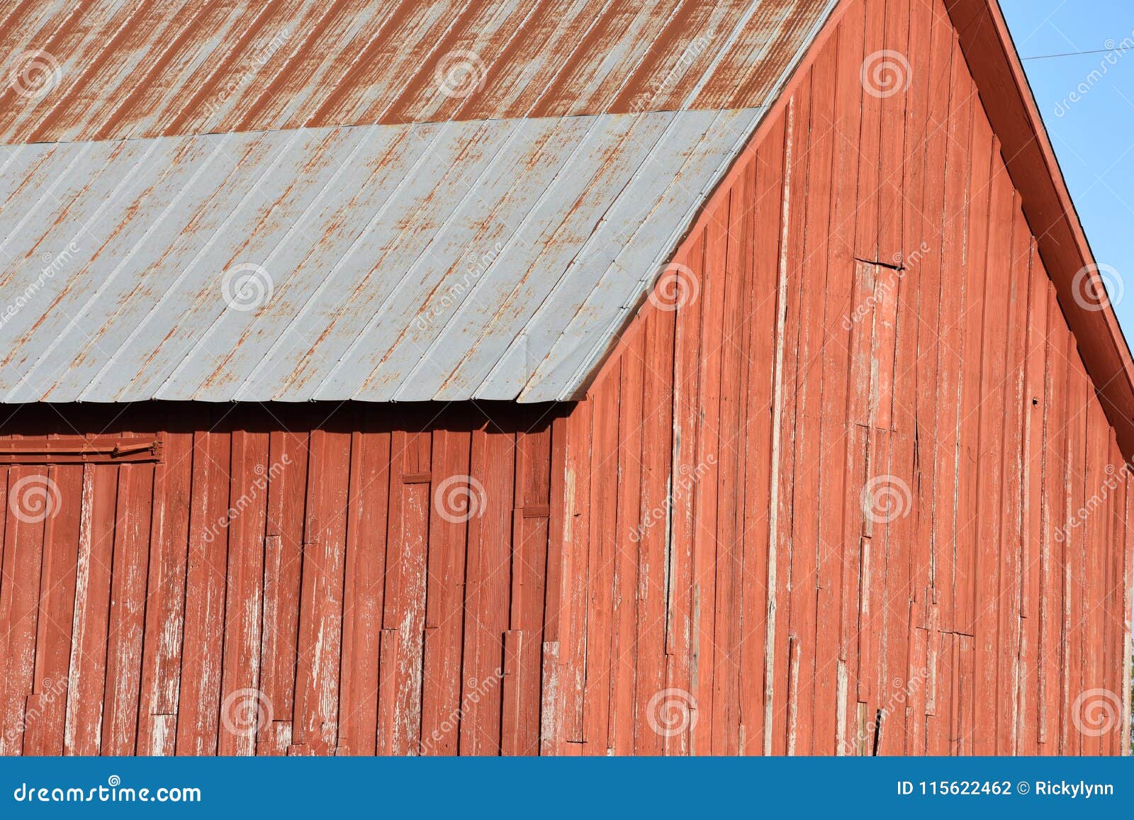 Missing Paint On A Barn In Texas Stock Photo Image Of Texas