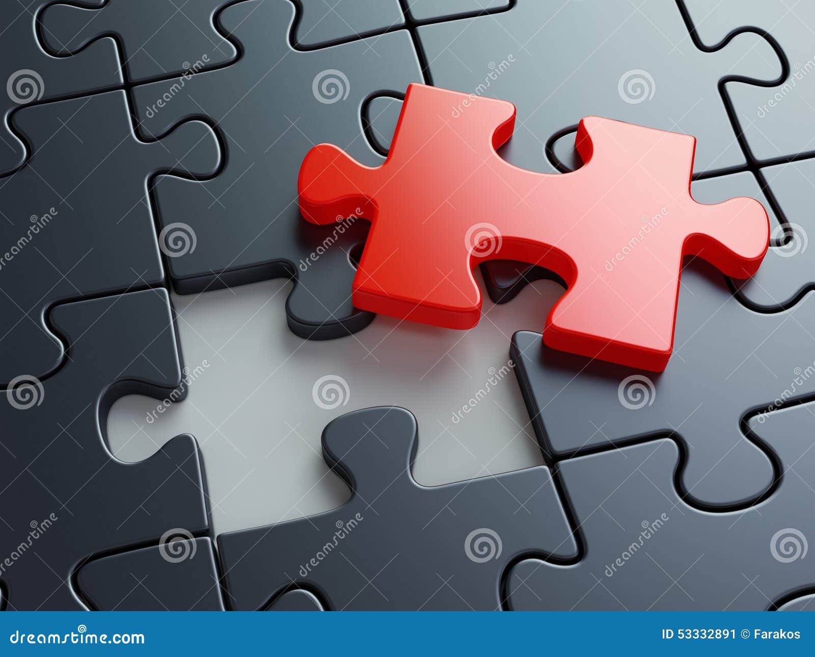 Missing puzzle piece stock image. Image of game, connect ...