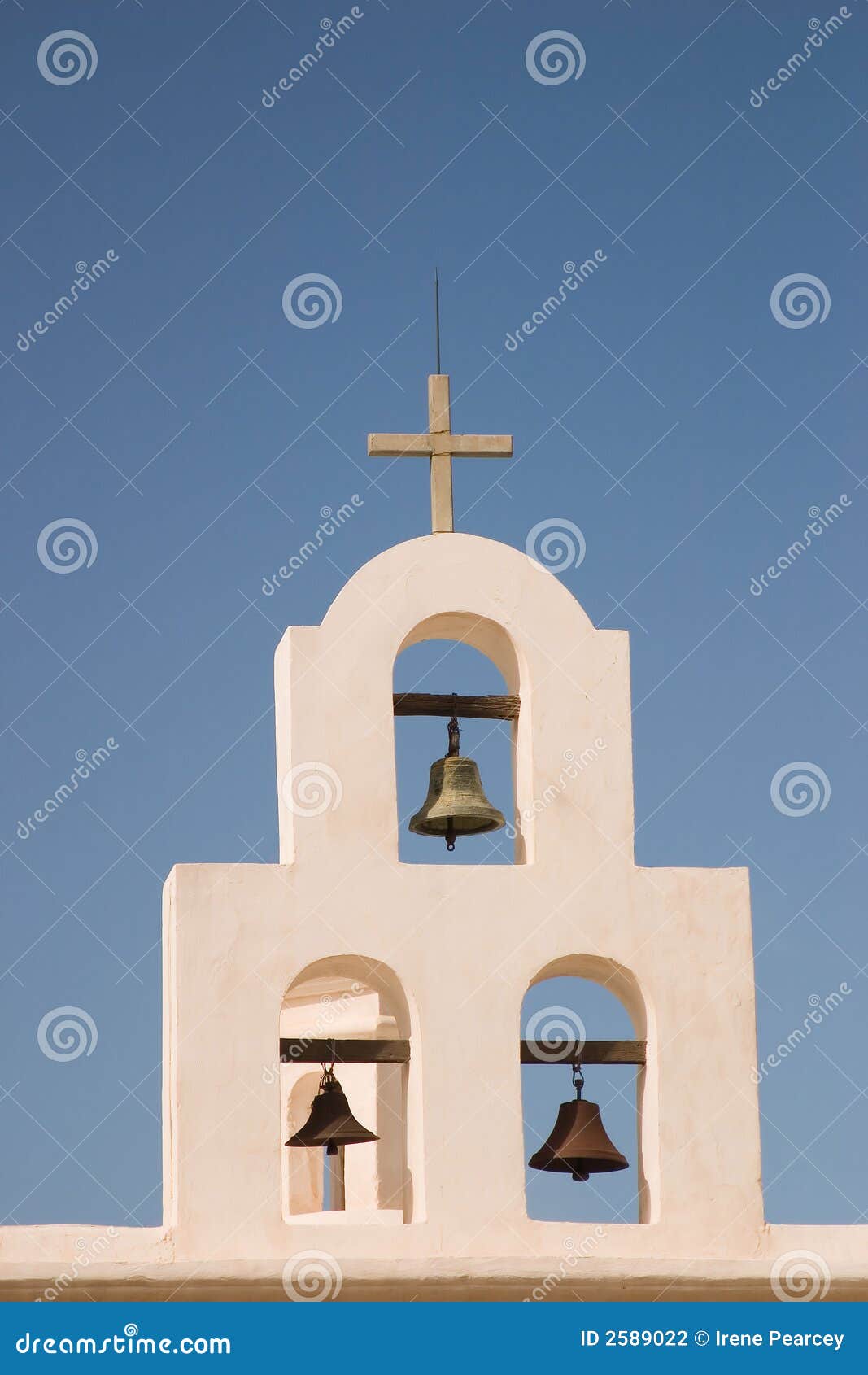 Mission Bells stock photo. Image of mission, arid, white 2589022