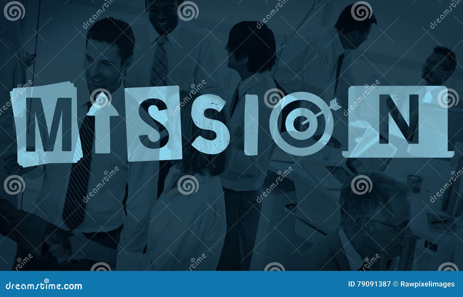 mission objective plan strategy target goals aspirations concept