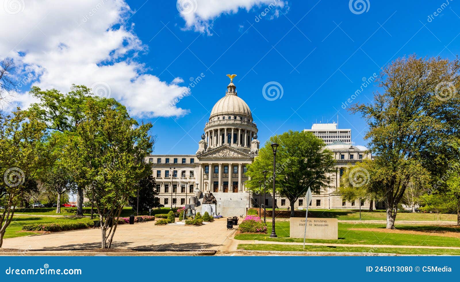 The Mississippi Capitol Building in Jackson, MS Stock Photo Image of