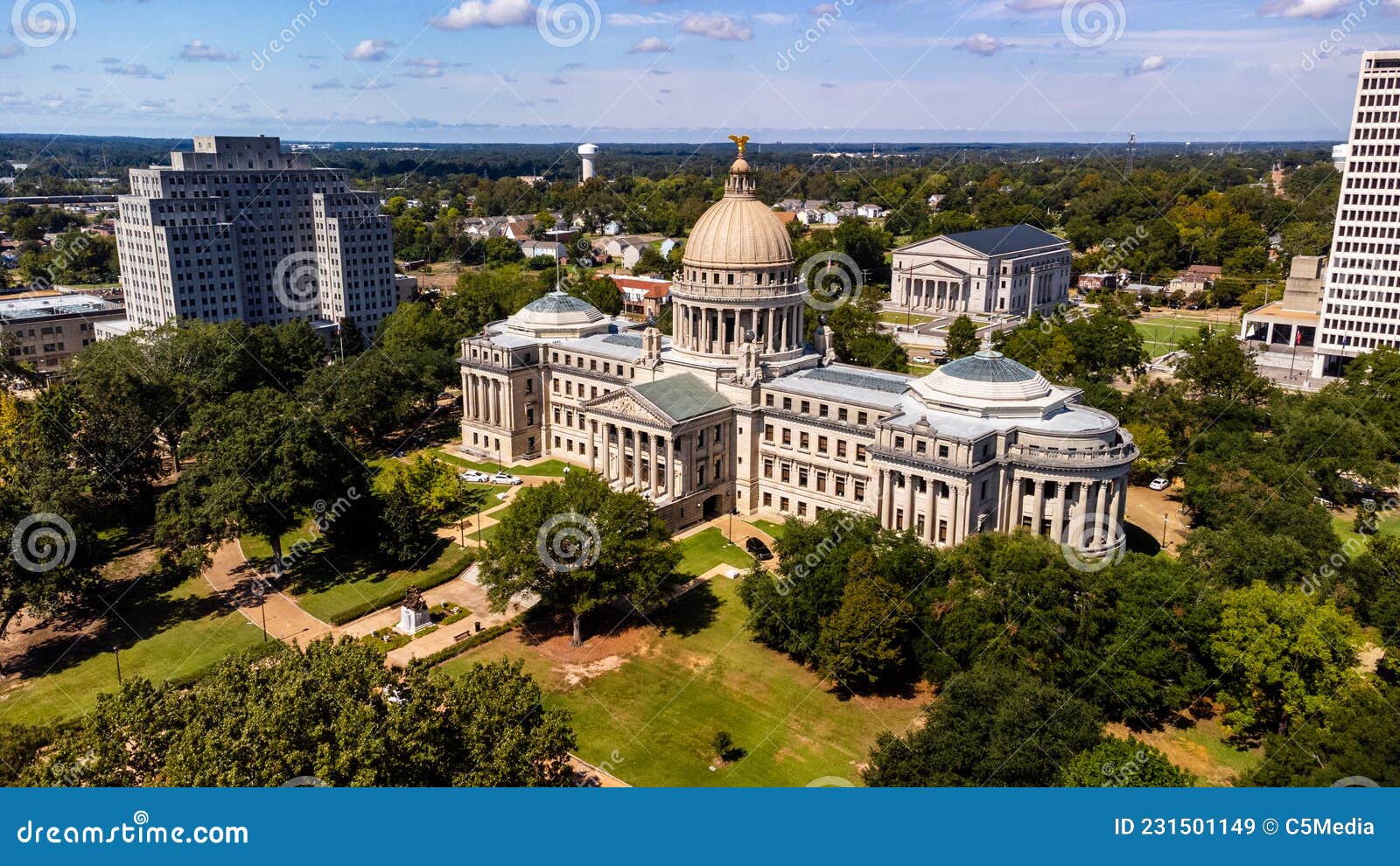 Mississippi State Capitol Building in Downtown Jackson, Mississippi
