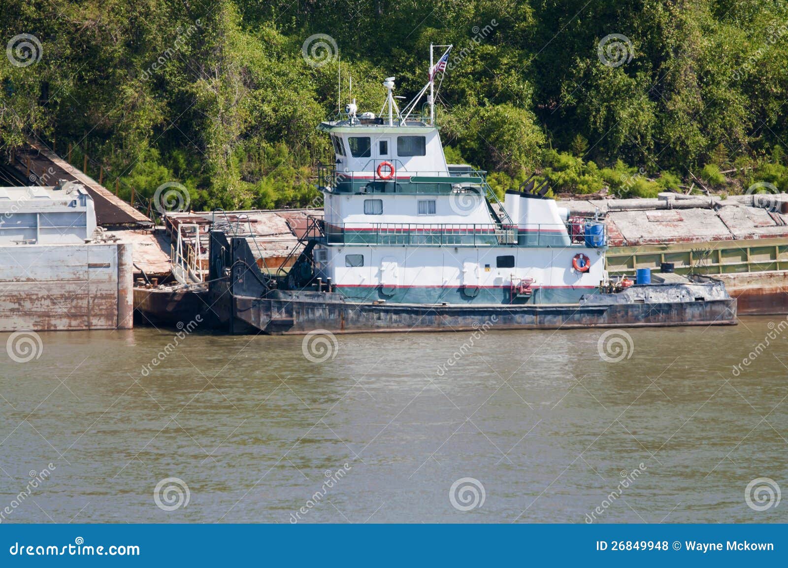 Missouri River Tugboat Royalty Free Stock Photos Image 26849948