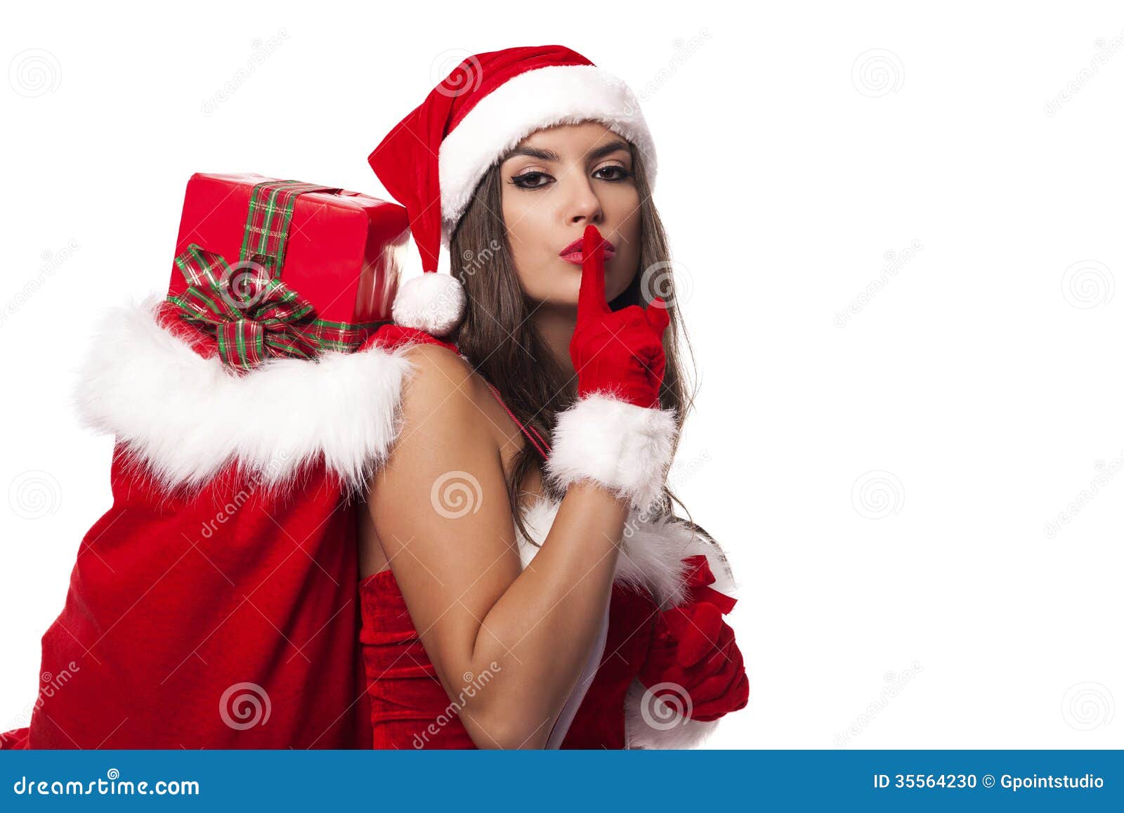 sexy Christmas santa girls claus