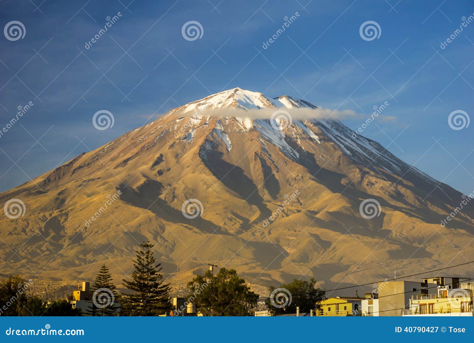 misti volcano. arequipa, peru