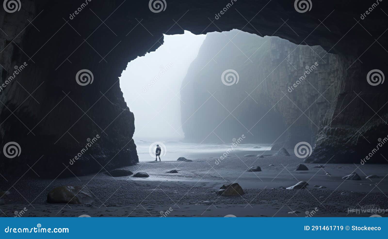 misty cave exploration: stunning photo by akos major