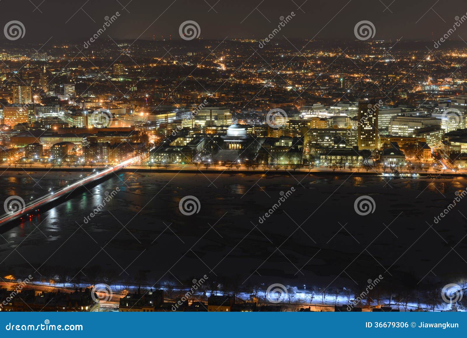 mit campus on charles river bank, boston