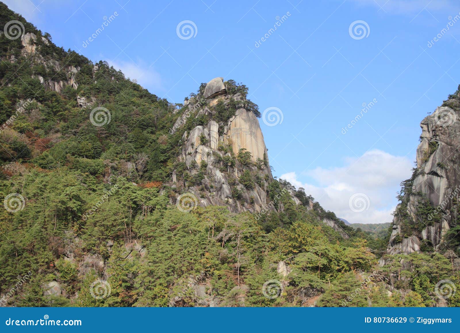 Mitake Shosenkyo Gorges and Kakuenbo Stock Image - Image of forest ...