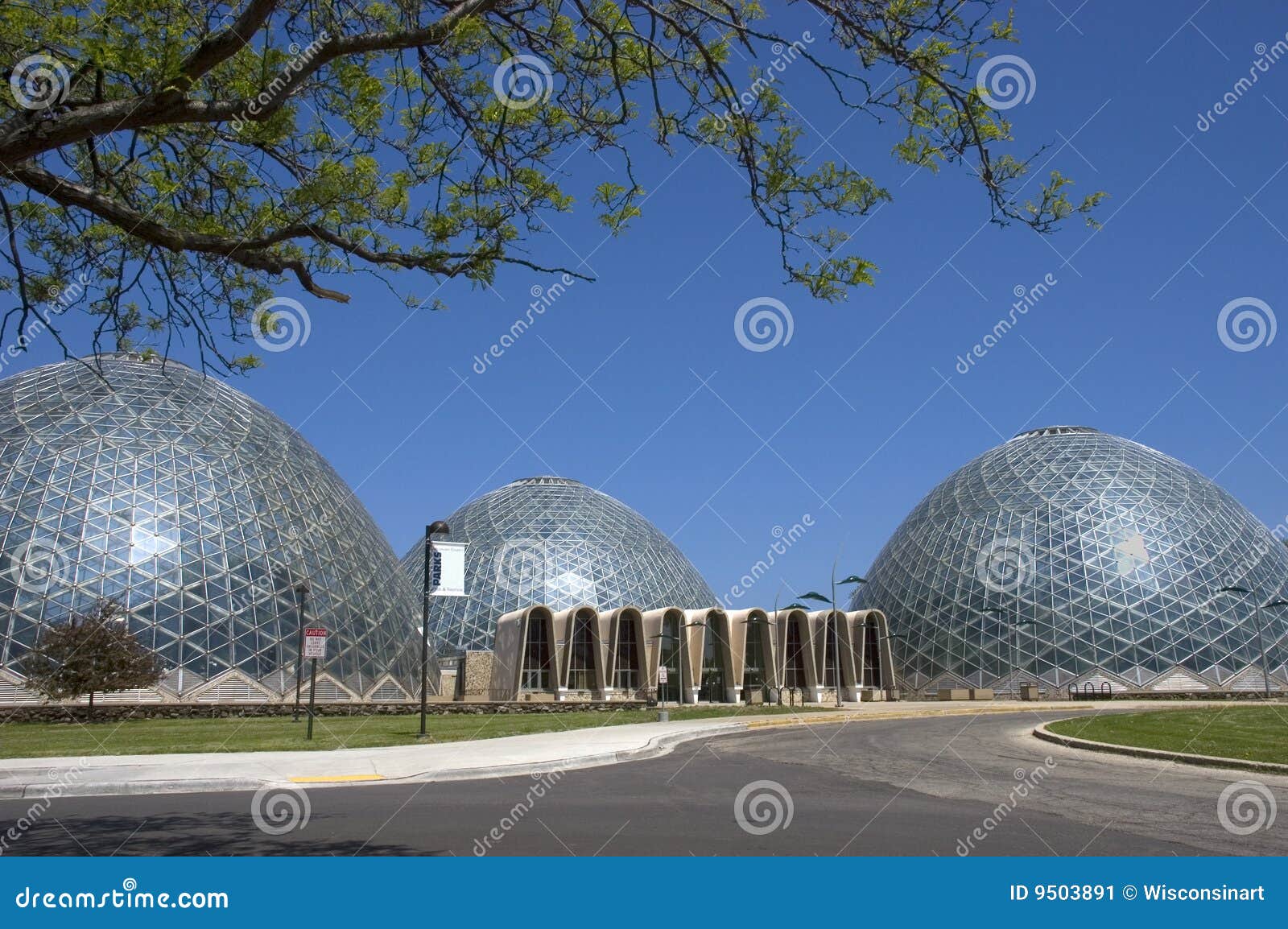 Mitchell Domes Conservatory In Milwaukee Wi Stock Image Image