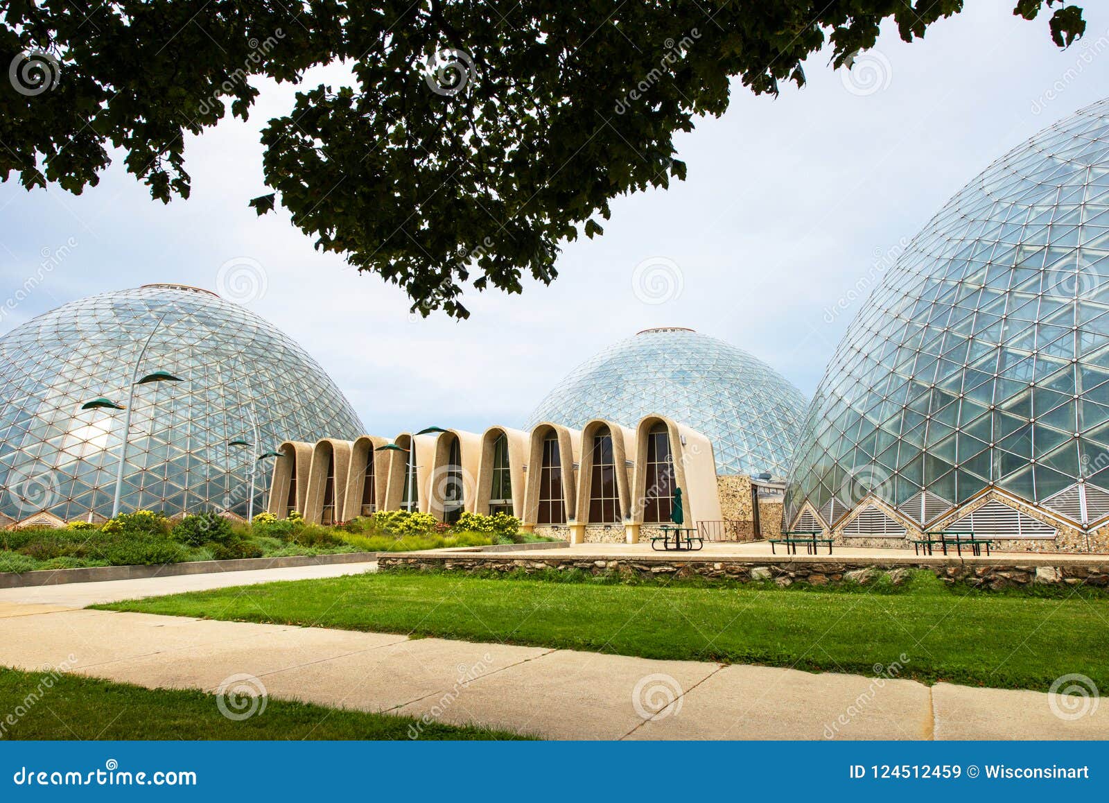 Mitchell Domes Milwaukee Wisconsin Conservatory Stock Image