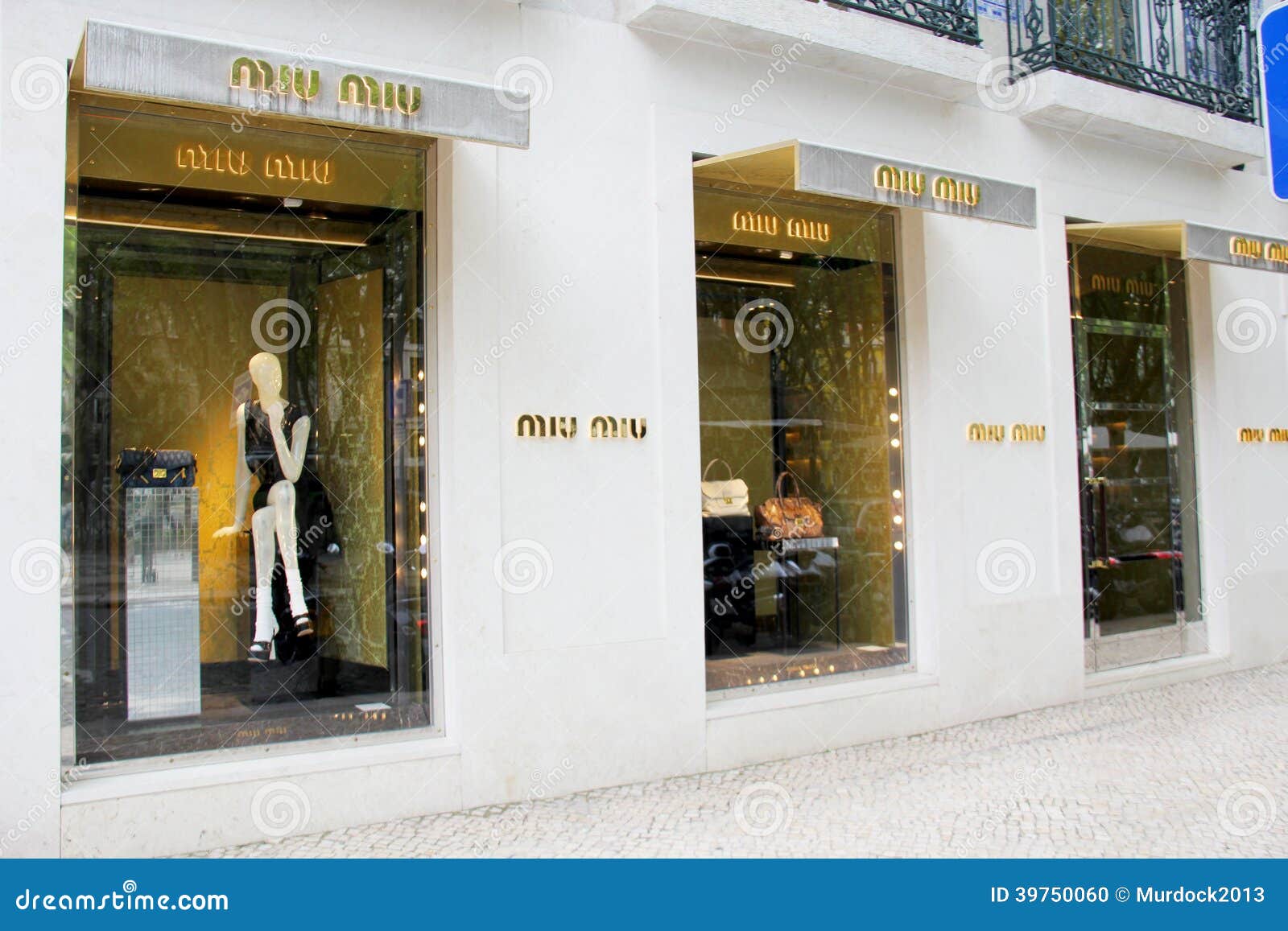 Miu Miu store editorial image. Image of fragrance, design - 39750060