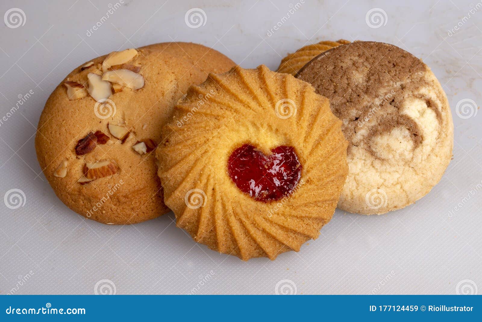 Mix bakery cookies set stock image. Image of dessert 177124459