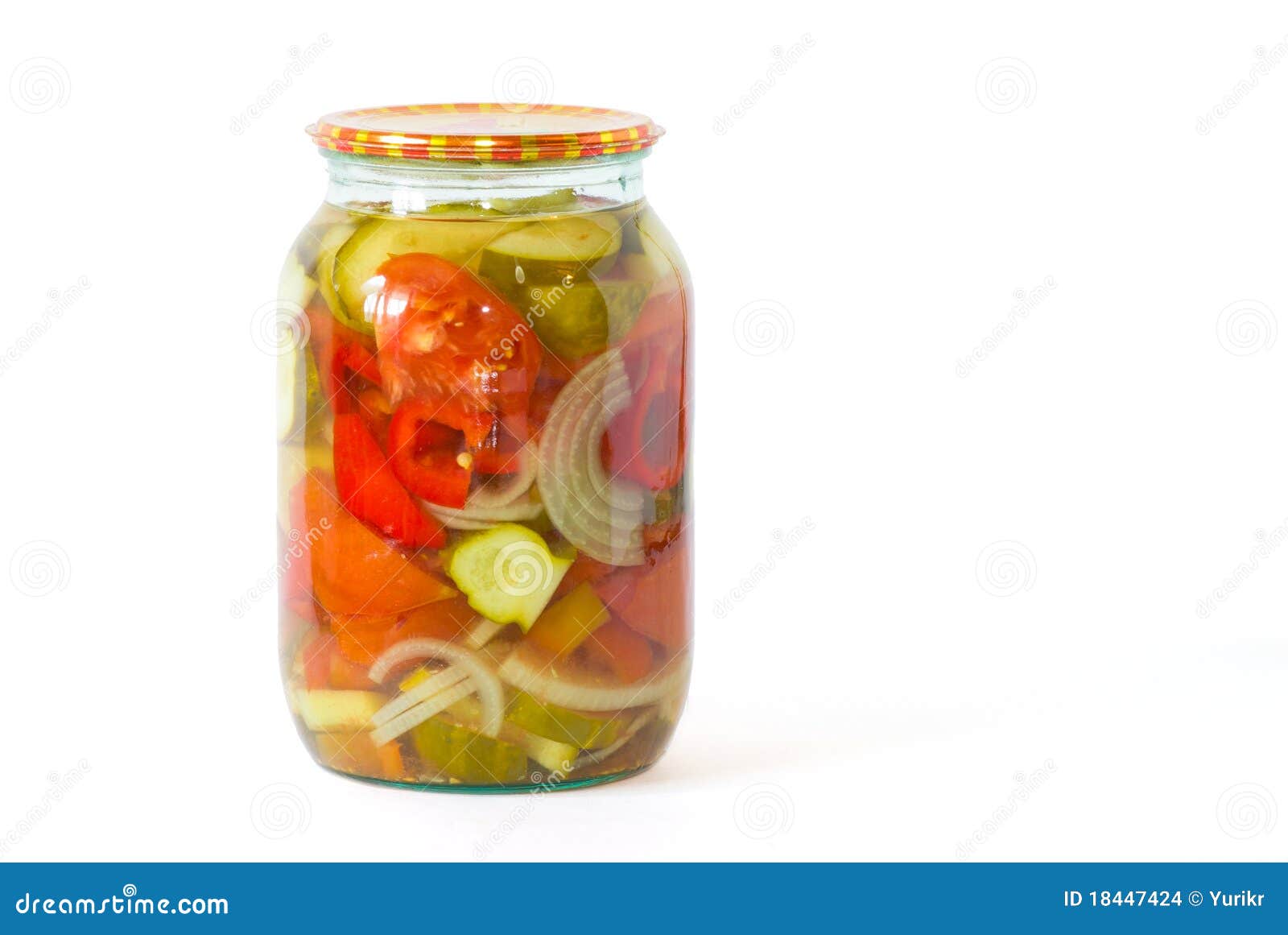 Mix of Canned Vegetables in a Glass Jar Stock Photo Image of sliced, glass 18447424