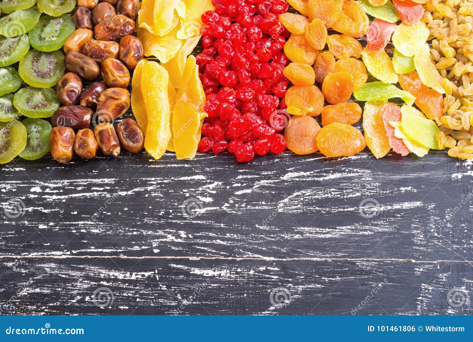 Mix of Dried and Candied Fruit Stock Photo Image of dried, eating