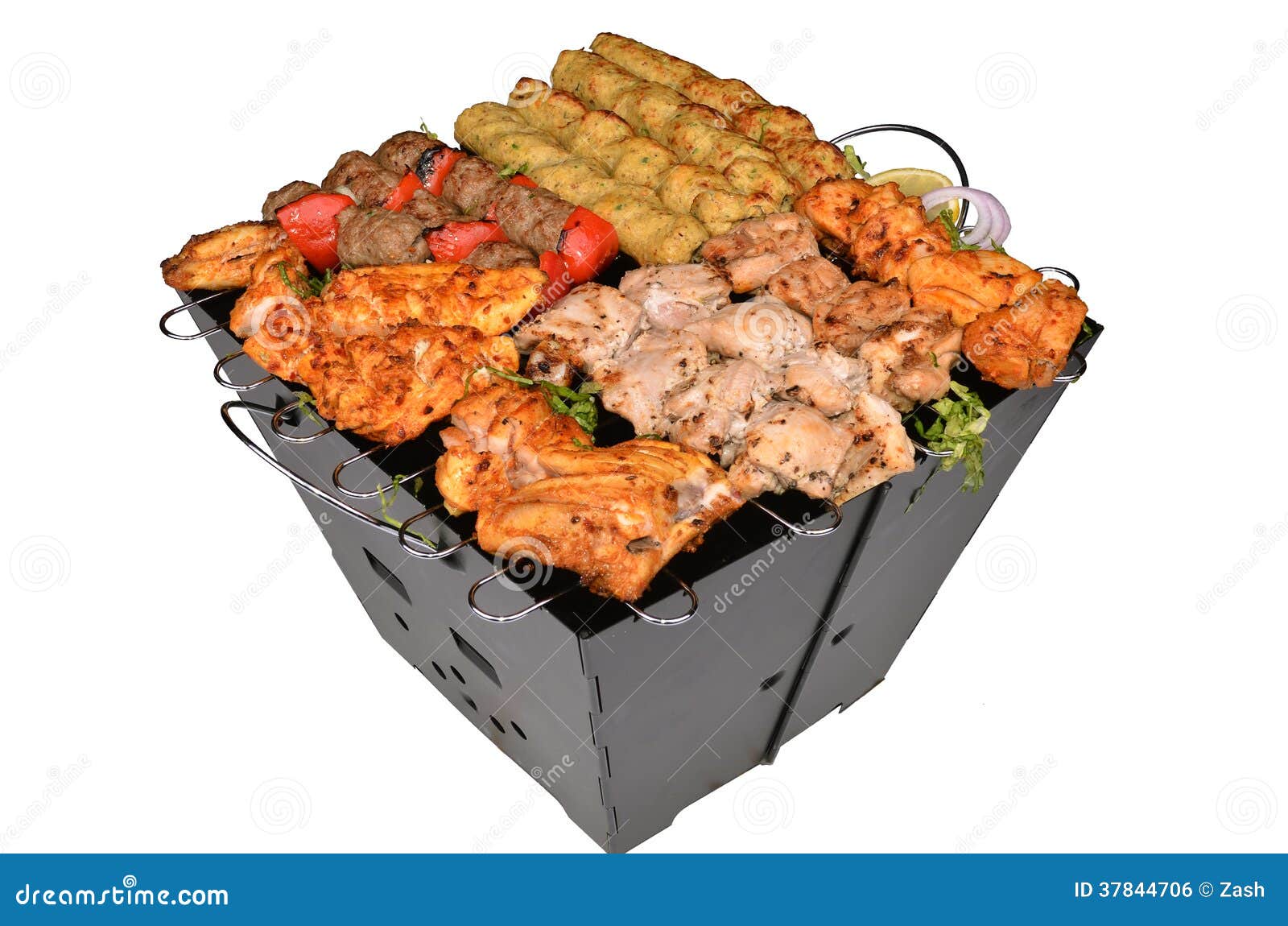 Mix grill stock photo. Image of lifestyle, chili, kebab 37844706