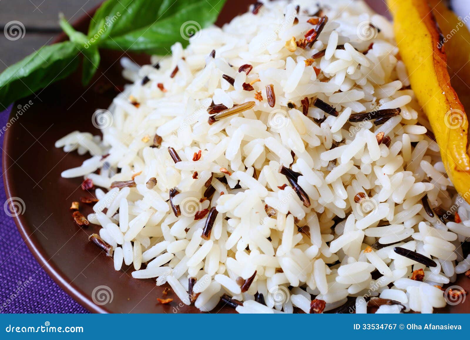 Mix wild and white rice stock image. Image of color, rice 33534767