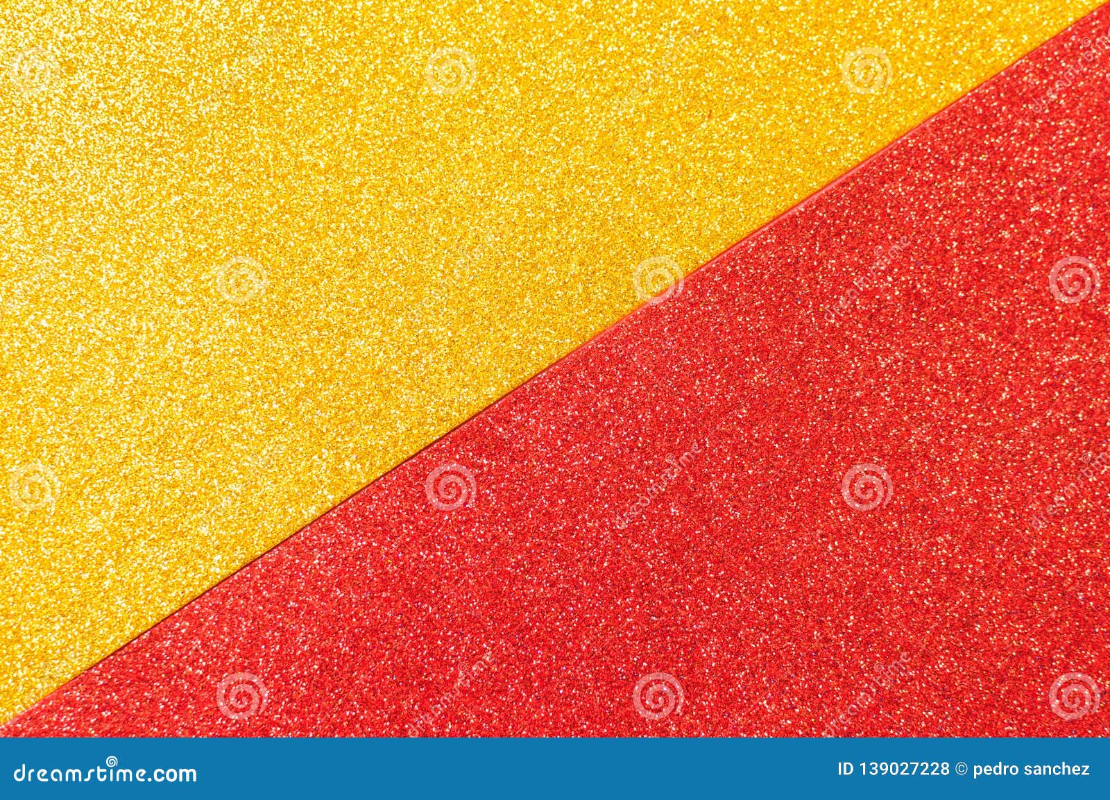 Mixed Background Glitter Texture Red and Gold Abstract Background