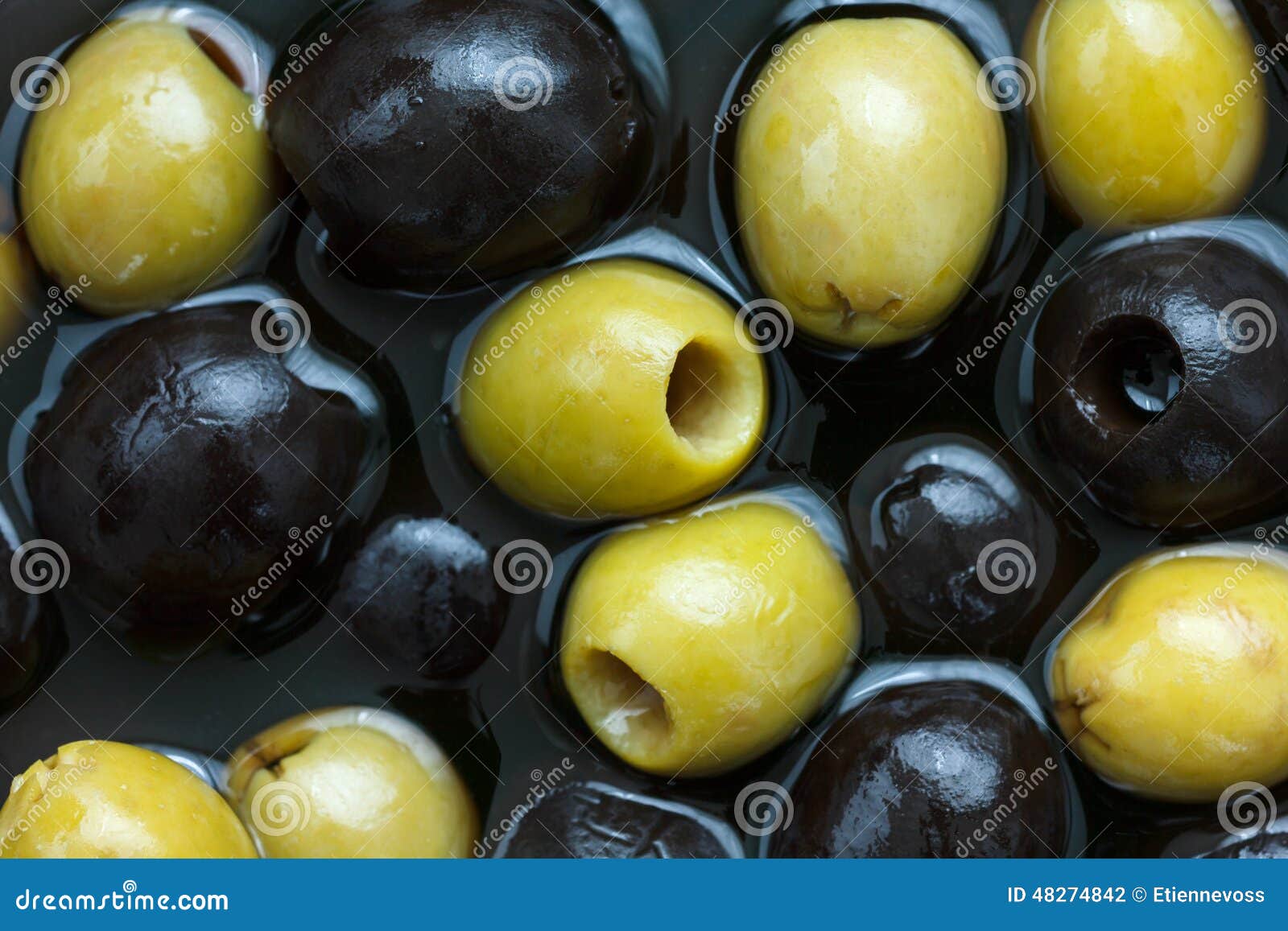 Mixed black, green olives. stock photo. Image of natural 48274842